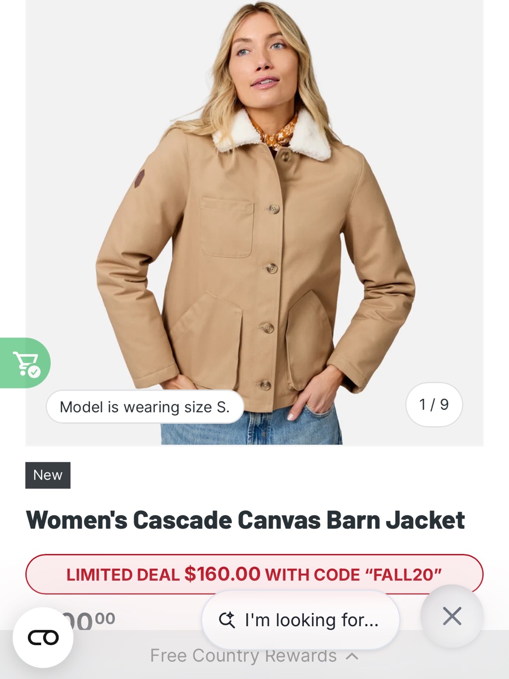 Free Country Women’s Sherpa-Lined Barn Jacket - Cyprus — image 7 of 7